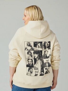 Taylor Swift The Eras Tour 1 Beige Hoodie